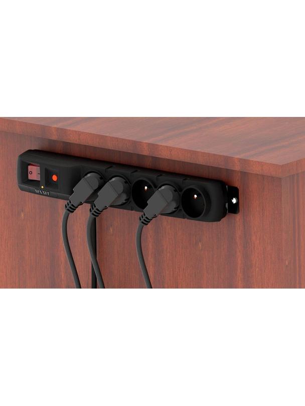 FILTR NAPIĘCIOWY / LISTWA ZASILACJĄCA ACAR F5 czarny 3m