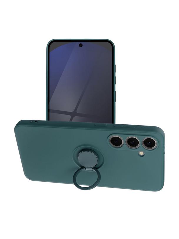 Futerał SILICONE RING do SAMSUNG S24 FE zielony
