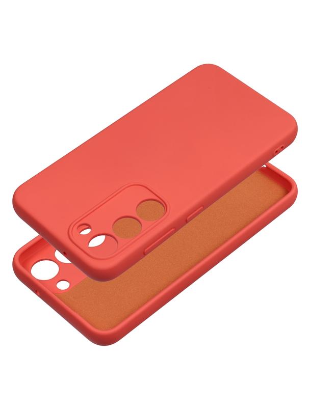 Futerał SILICONE do SAMSUNG S23 brzoskwiniowy