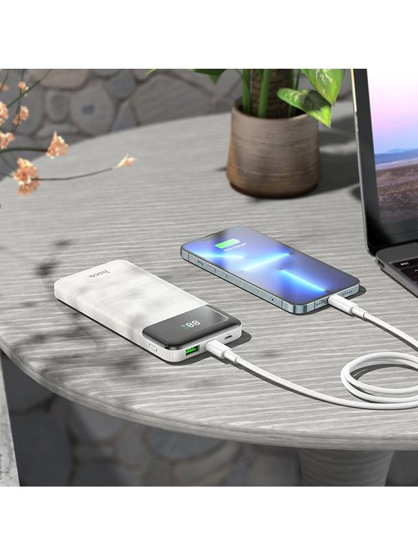Powerbank Hoco 10000 mAh QC3.0 PD 3A 20W J102 biały