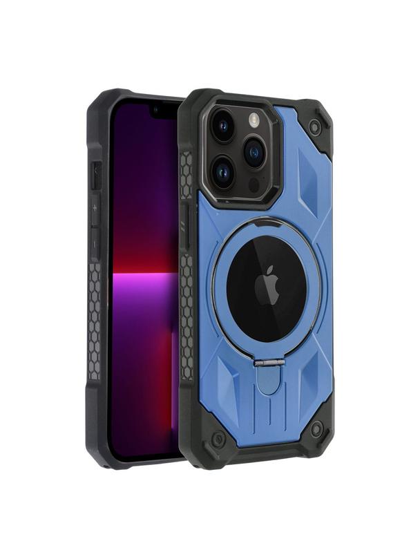 Futerał ARMOR MAG COVER kompatybilny z MagSafe do IPHONE 13 Pro Max niebieski