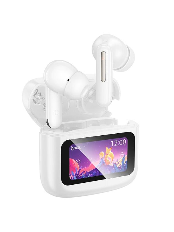 Słuchawki bezprzewodowe douszne Hoco z ekranem dotykowym TWS EQ14 białe