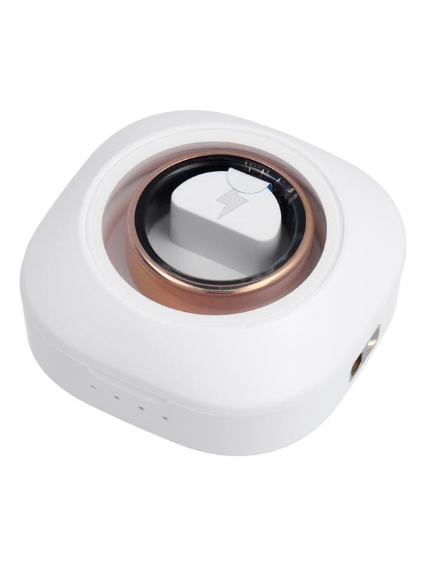 Smart Ring R11M- inteligentny pierścień ze stali ze stacją ładującą rozmiar 9 (18,9mm) złoty