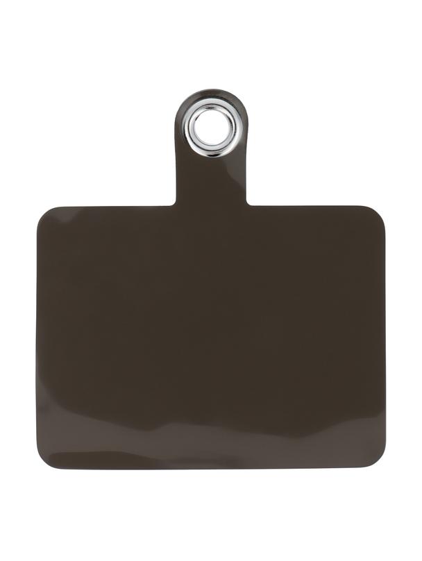 Wkładka plastikowa dla zawieszki do telefonu / średnio miękka - czarny