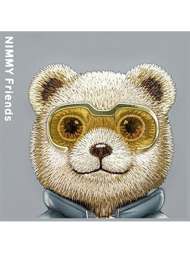 NIMMY futerał COOL&CUTE 2.0 Bear do IPHONE 16 szary