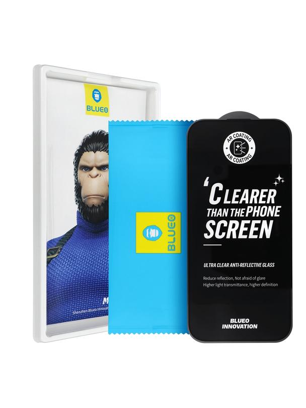 Szkło Hartowane 5D Mr. Monkey Glass - Apple iPhone 16 czarny (Strong Premium AR)