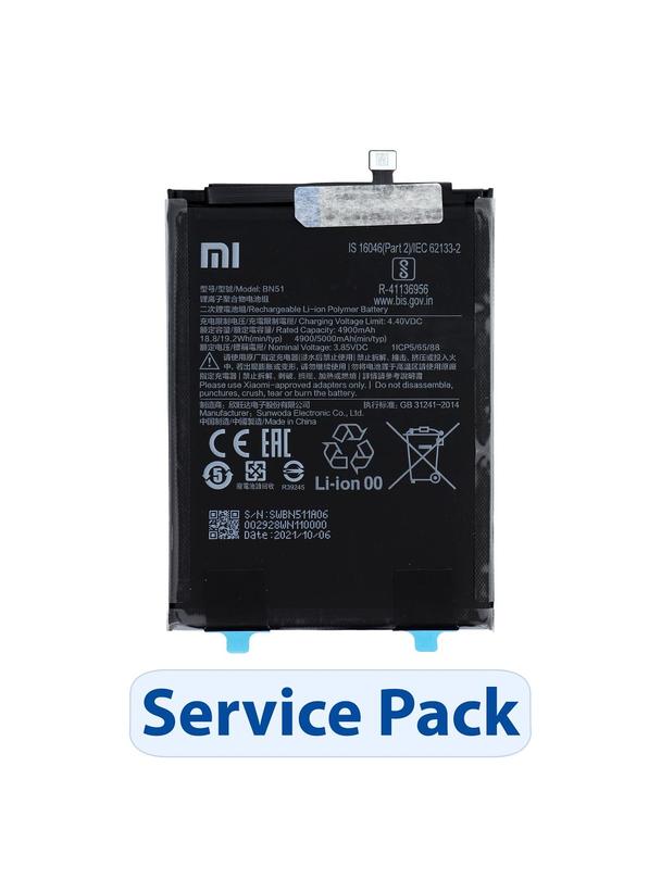 ServicePack Bateria BN54 do XIAOMI Redmi 9 / Note 9 / Redmi 10X 4G