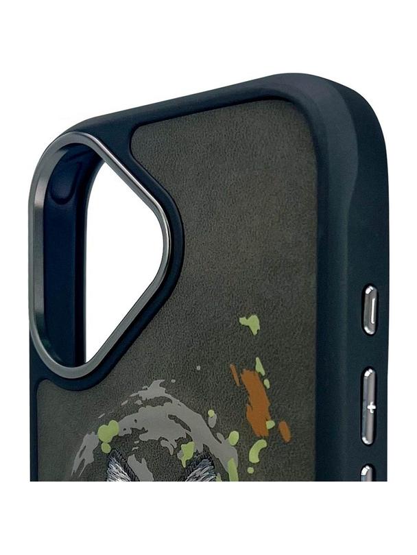 NIMMY futerał WILK kompatybilny z MagSafe do IPHONE 16 ciemno szary