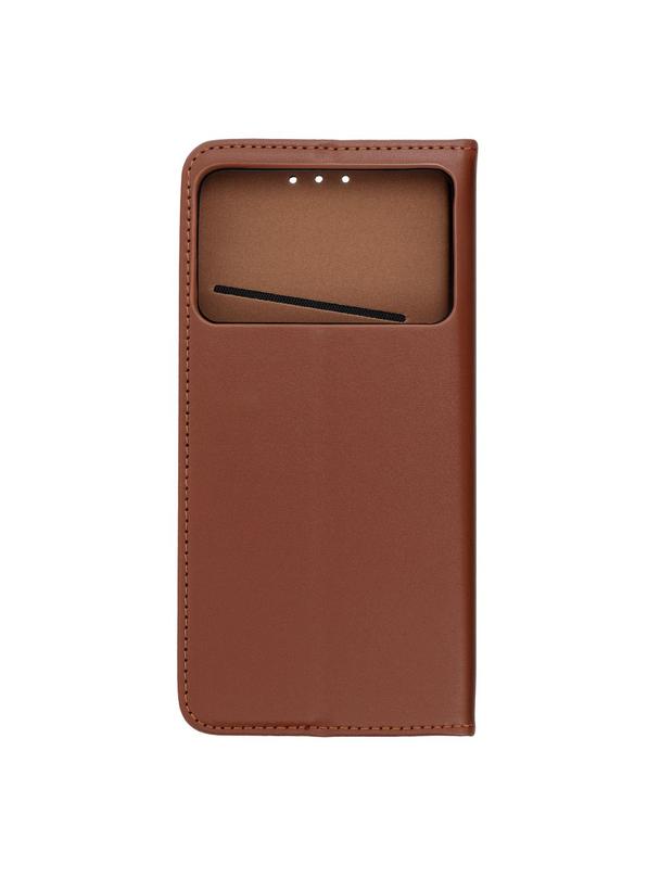 Kabura SMART PRO Book skórzana do SAMSUNG S26 Edge brązowy