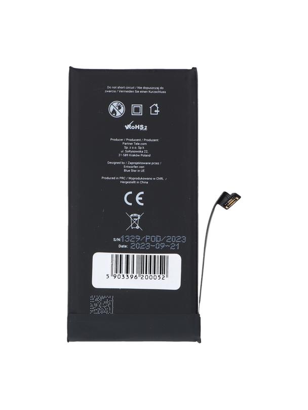 Bateria do iPhone 13 MINI 2406 mAh Blue Star HQ