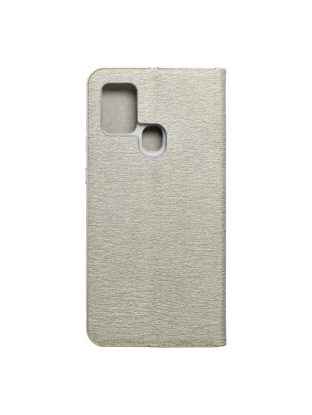 Kabura LUNA Book Gold do SAMSUNG A21s srebrny
