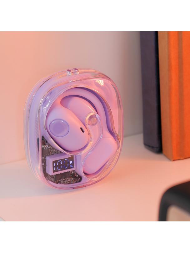 Słuchawki bezprzewodowe douszne Hoco TWS EA3 fioletowe