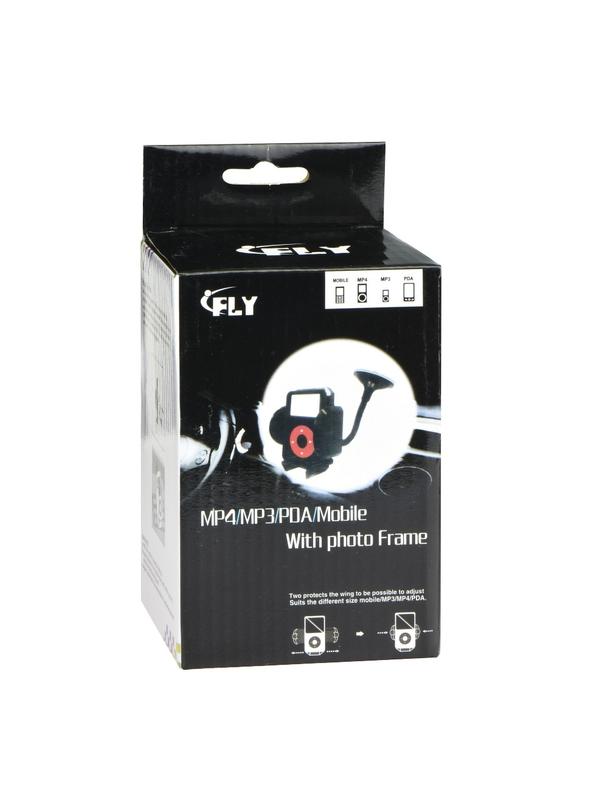 Uchwyt samochodowy do szyby / deski / kratki z ramką na zdjęcie (17 cm) czarny