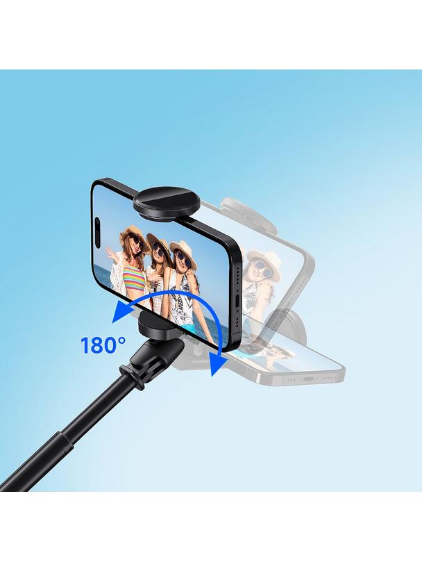 Selfie stick Forcell F-Grip F170XL tripod automatyczny z pilotem bezprzewodowym czarny