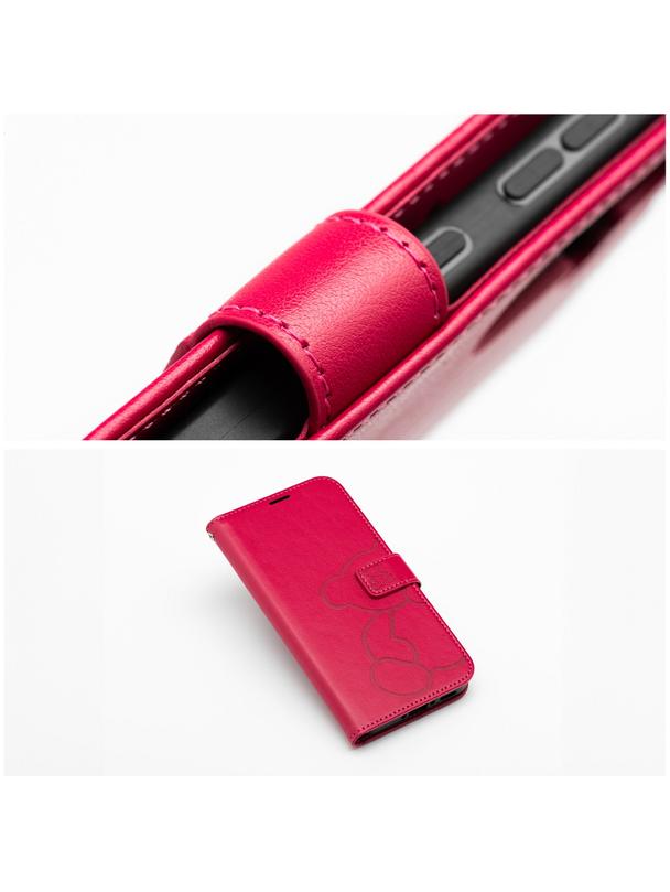 Kabura MEZZO Book do SAMSUNG S25 Edge teddy bear magenta