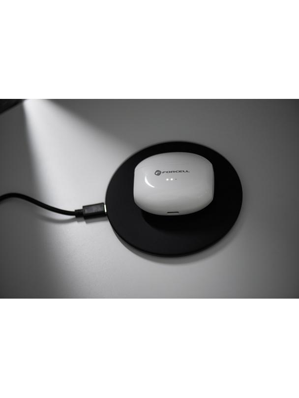 Słuchawki bezprzewodowe douszne Forcell F-Audio TWS Clear Sound białe