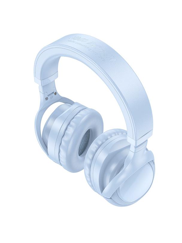 Słuchawki bezprzewodowe nauszne Hoco W48 niebieskie