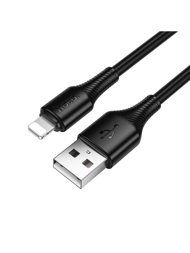 Kabel USB A do Lightning Hoco 2,4A 1 m X120 czarny