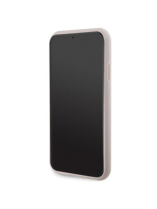GUESS futerał do IPHONE 11 kompatybliny z MagSafe GUHMN61G4GFRP (4G Ring classic logo) różowy