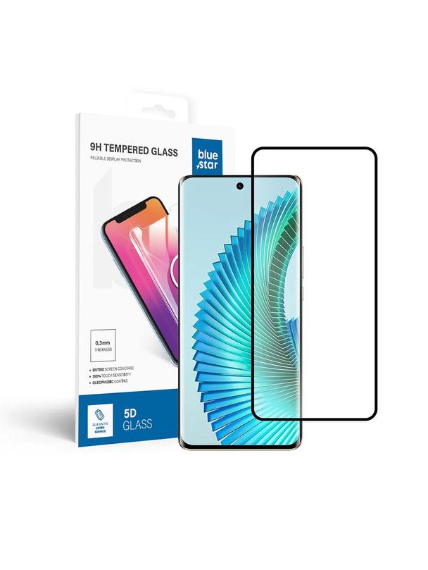 Szkło hartowane do Honor Magic 6 LITE Blue Star 5D czarne
