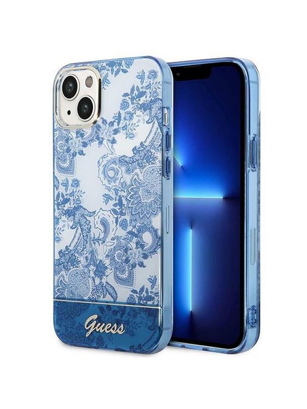 GUESS futerał do IPHONE 14 Plus GUHCP14MHGPLHB (IML Electro Cam TDJ) niebieski