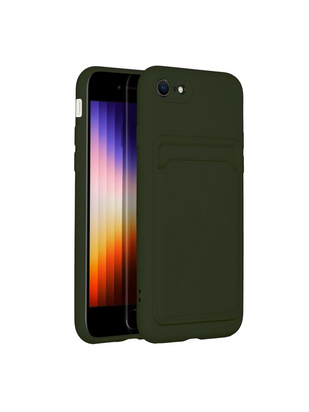 Futerał CARD CASE do IPHONE 7 / 8 / SE 2020 / SE 2022 zielony