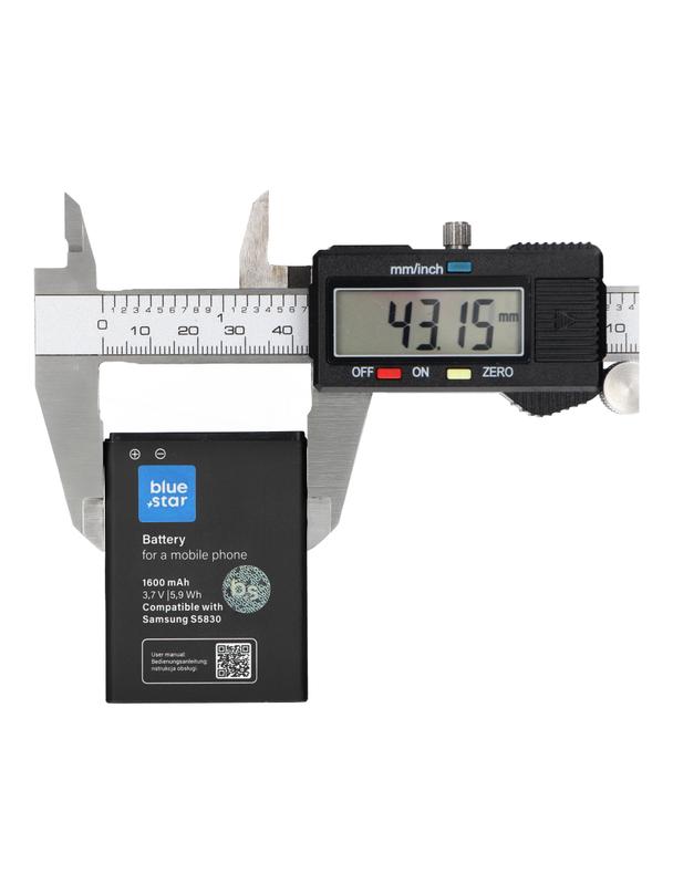 Bateria do Samsung S5830 Galaxy Ace / Galaxy Gio S5670 1600 mAh Blue Star Premium