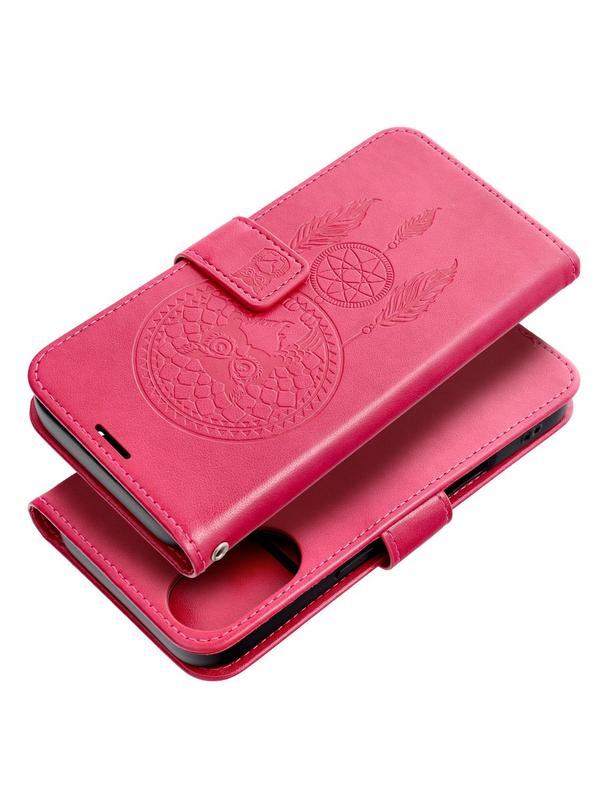 Kabura MEZZO Book do IPHONE 16 łapacz snów magenta