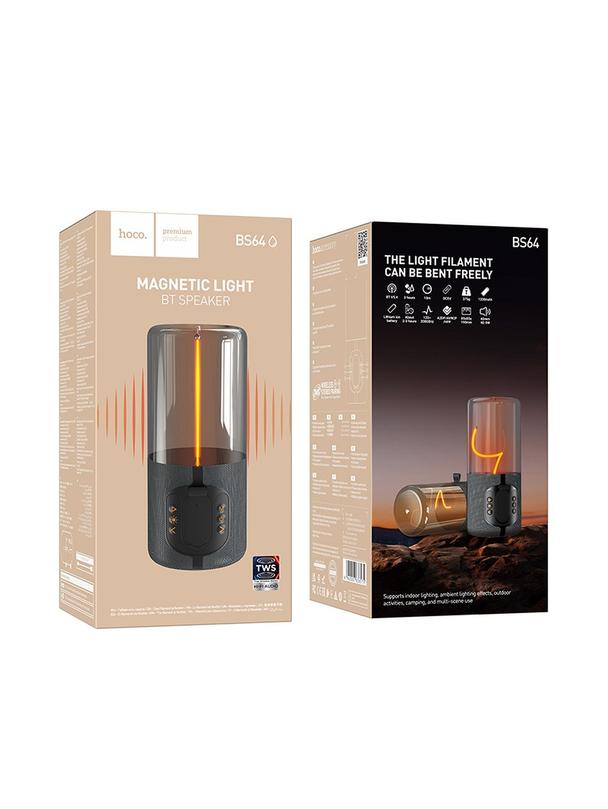 Głośnik bluetooth 5W 3h IPX5 Hoco BS64 szary