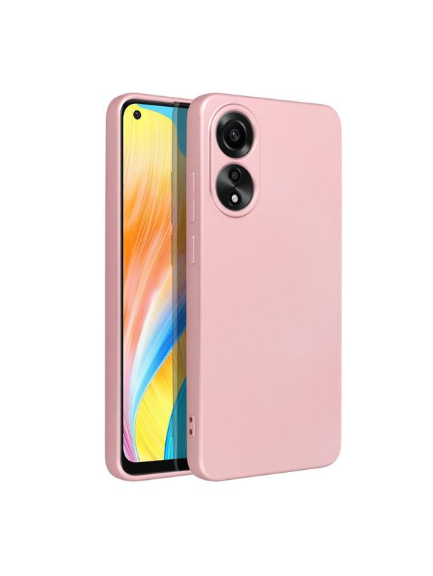 Futerał METALLIC do OPPO A78 4G różowy