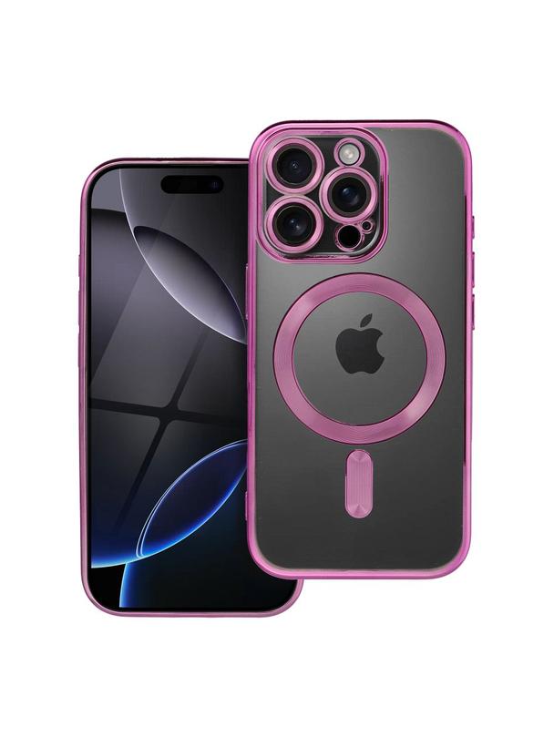 Futerał ELECTRO MAG COVER kompatybilny z MagSafe do IPHONE 16 Pro różowy