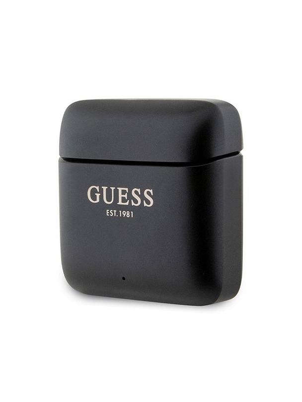 GUESS słuchawki bezprzewodowe bluetooth TWS + stacja dokująca GUTWSSU20ALEGK (Printed Logo) czarne