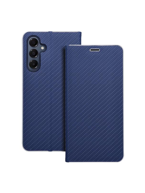 Kabura LUNA Book Carbon do SAMSUNG A16 5G niebieski