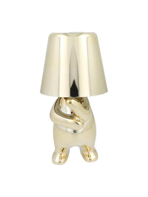 Lampka nocna GOLD MAN Art Deco stojący (wzór 3) MLTL