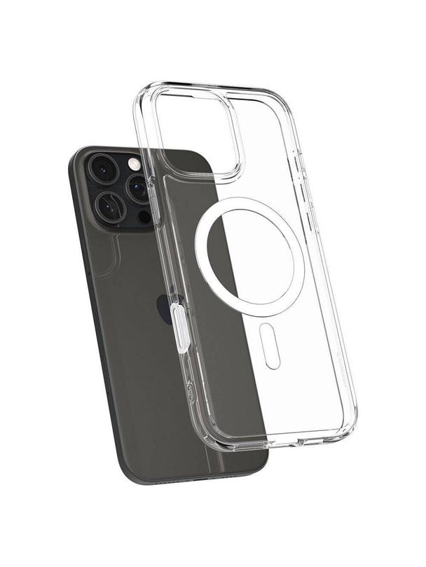 SPIGEN futerał ULTRA HYBRID "T" MAG kompatybilny z MagSafe do IPHONE 16 Pro white
