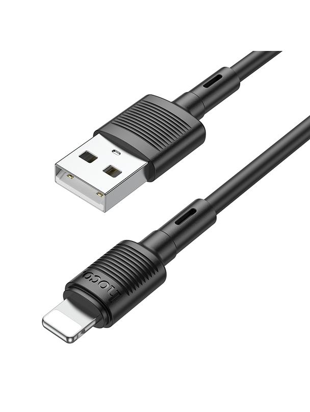 Kabel USB A do Lightning Hoco 2,4A 1 m X83 czarny