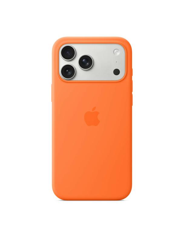 iPhone 17 Pro Max Silicone Case with MagSafe – Orange 0INT