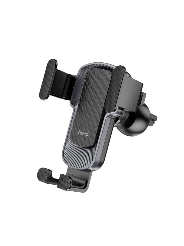 Uchwyt na telefon do samochodu grawitacyjny Hoco do kratki CA103 czarny