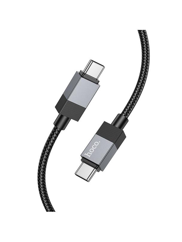 Kabel USB C do USB C Hoco 3A 60W 1 m X110 czarny