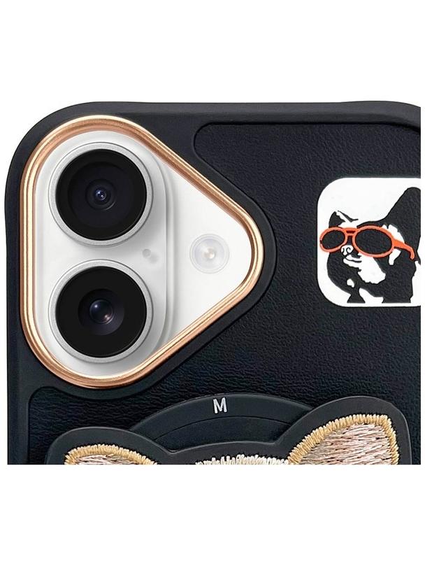 NIMMY futerał GLASSES COOL DOG kompatybilny z MagSafe do IPHONE 16 czarny