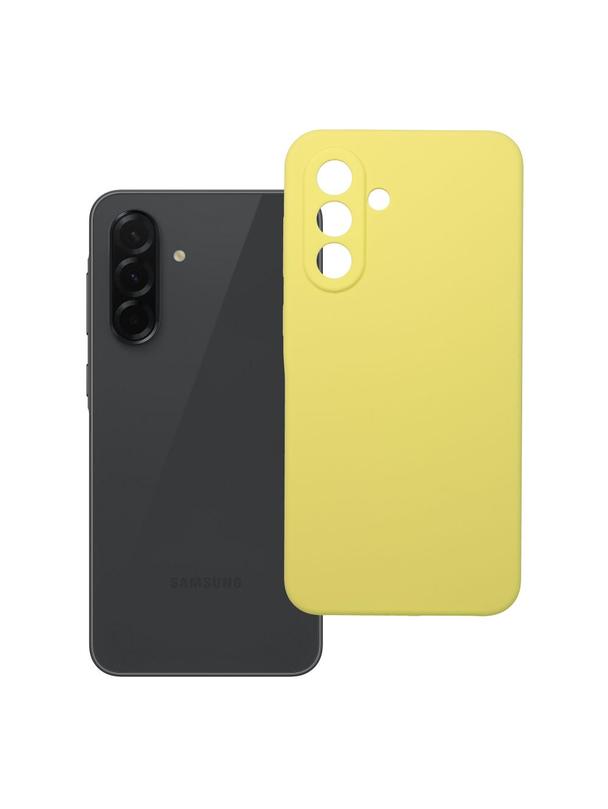 Futerał SILICONE 2mm do SAMSUNG A36 5G żółty