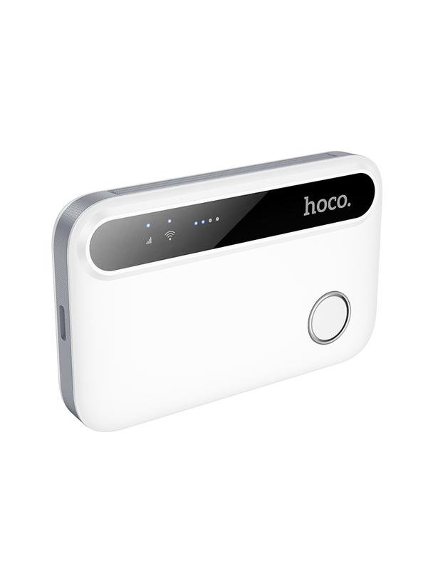 Router bezprzewodowy przenośny Hoco WiFi HI41 biały