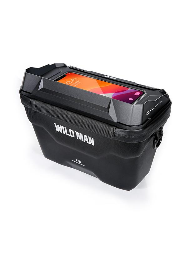 WILDMAN sakwa rowerowa na kierownicę na zamek 3L (4"-7") XT8 czarna