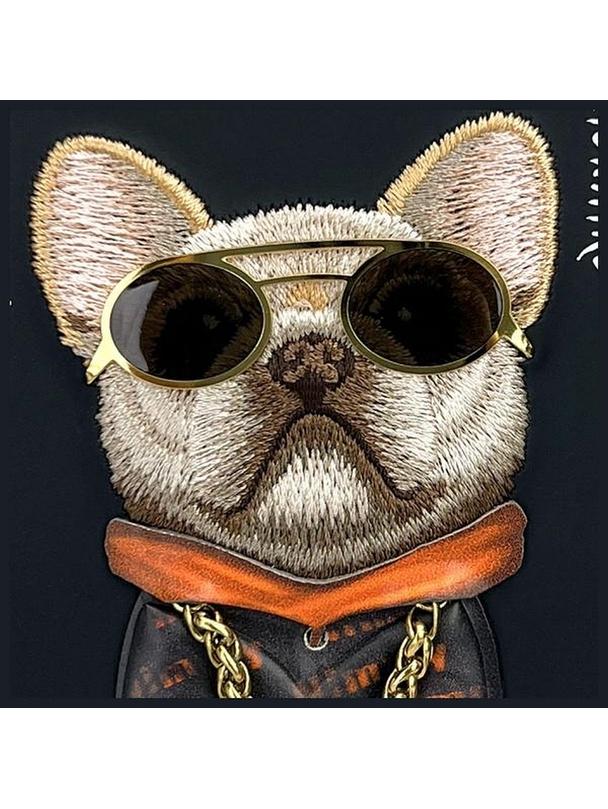 NIMMY futerał GLASSES COOL DOG do IPHONE 15 czarny