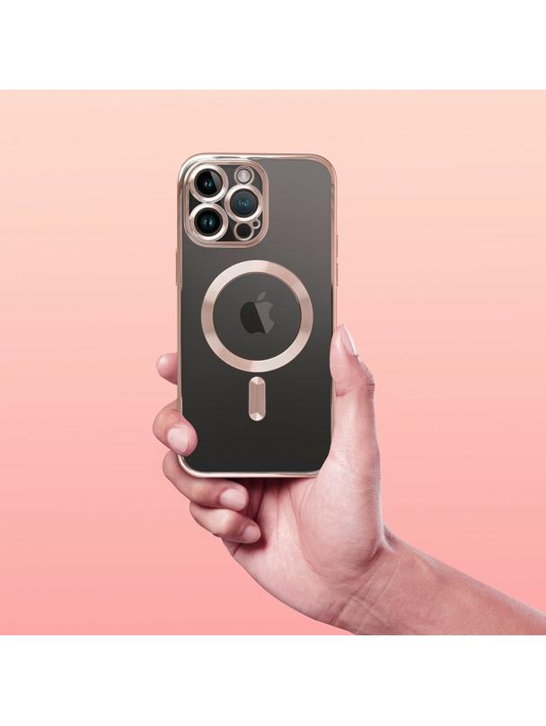 Futerał ELECTRO MAG COVER kompatybilny z MagSafe do IPHONE 16 Pro brązowy