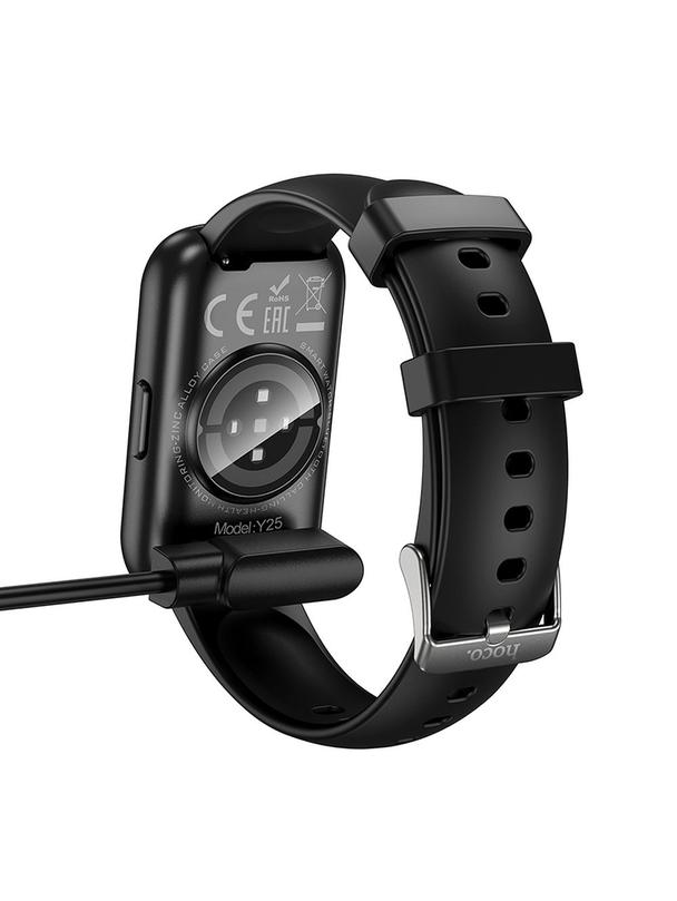 Kabel do ładowania smartwatcha Hoco 0,6 m Y25 czarny