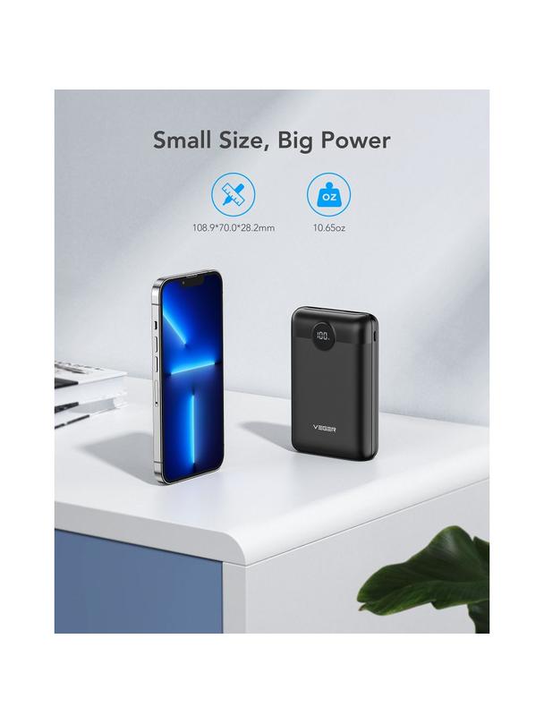 Powerbank Veger S20 (W2053) PD QC3.0 2A 22,5W 20000 mAh czarny