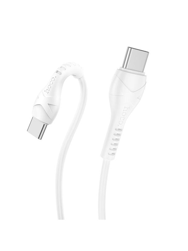 Kabel USB C do USB C Hoco PD 60W 1 m X37 biały