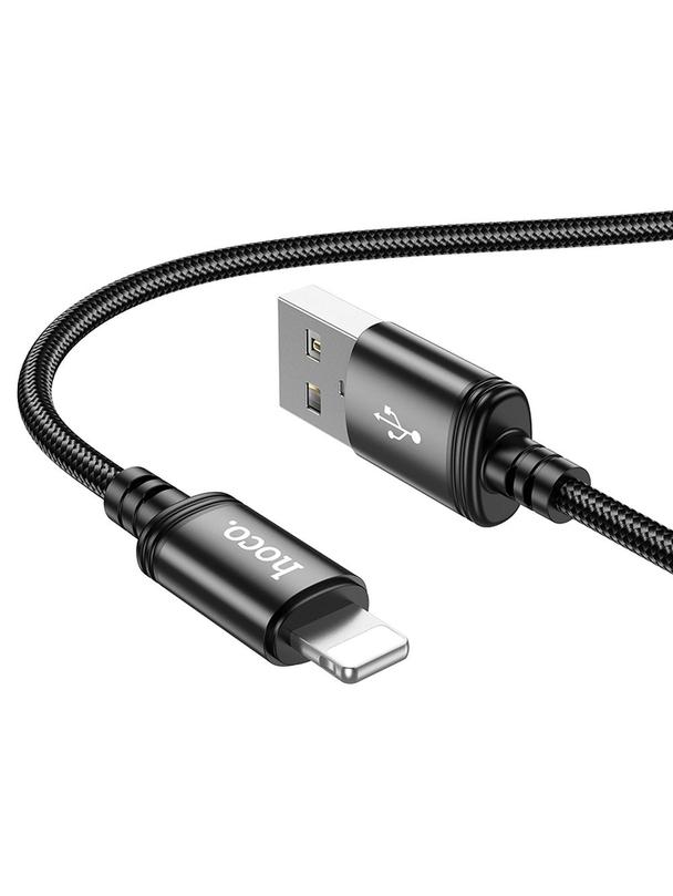 Kabel USB A do Lightning Hoco 2,4A 2 m X89 czarny