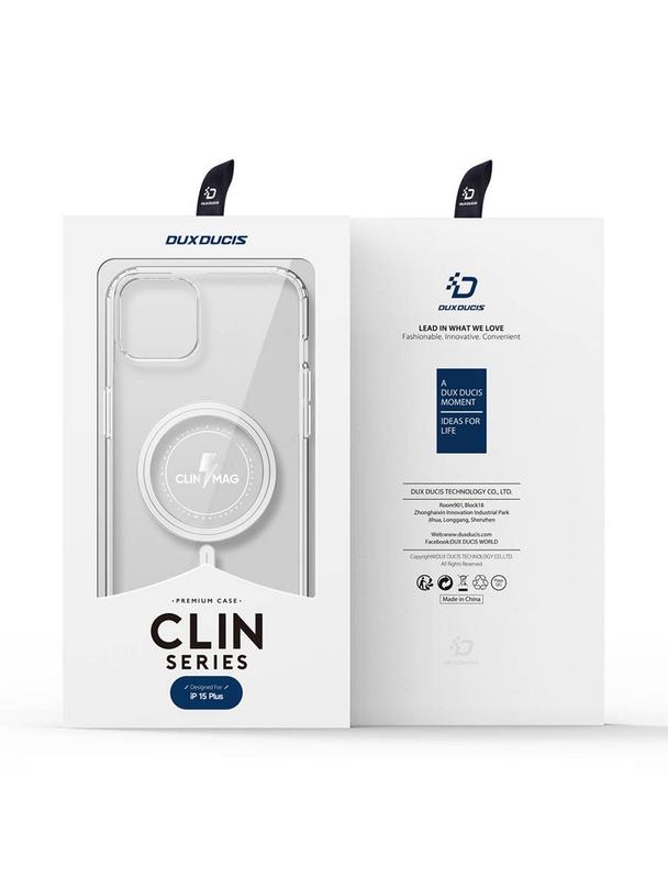 DUX DUCIS futerał CLIN MAG kompatybilny z MagSafe do IPHONE 15 Pro transparentny